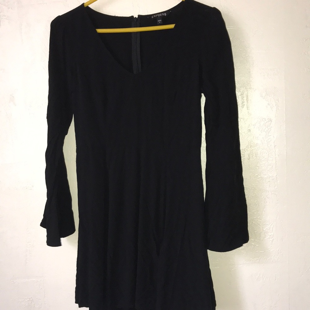 Express mini dress with flare sleeves!